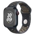 Apple Watch Series Ultra 2/Ultra/10/9/8/SE (2022)/7/SE/6/5/4/3/2/1 Lippa Flour Silikonarmband - 49mm/46mm/45mm/44mm/42mm - Svart