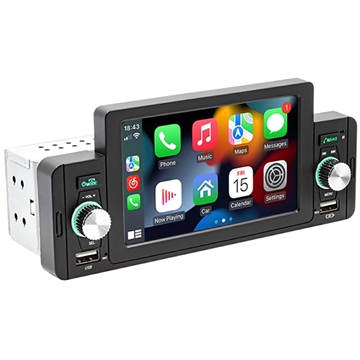 Bluetooth Bilstereospelare med CarPlay / Android Auto SWM 160C