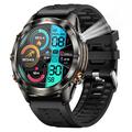 KT80 Sports Smart Watch - 3ATM vattentät, Bluetooth-samtal, 1.46" HD-pekskärm, integrerad ficklampa